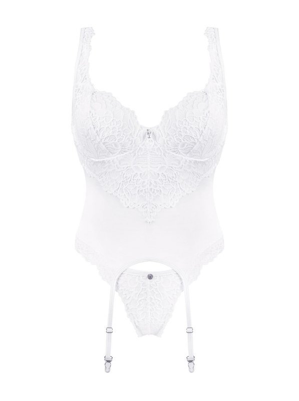 Obsessive Gorset Amor Blanco
