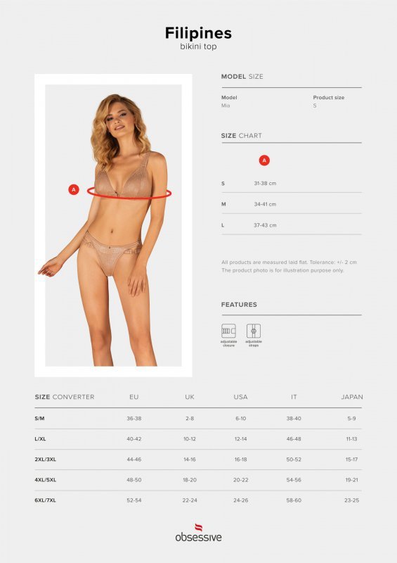 Obsessive Filipines bikini Top