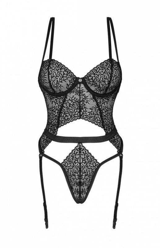Obsessive Body Yaskana teddy Czarny