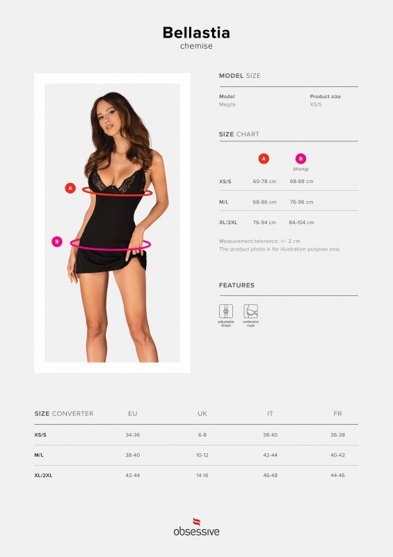 Obsessive Koszulka Bellastia + stringi GRATIS!
