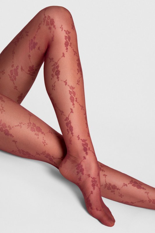 Fiore Rajstopy Rosalia 20 Burgundowy