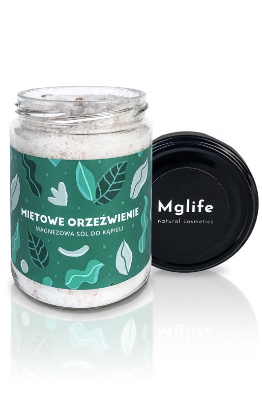 Mglife Miętowe orzeźwienie - magnezowa sól do kąpieli kosmetyki do kąpieli sól