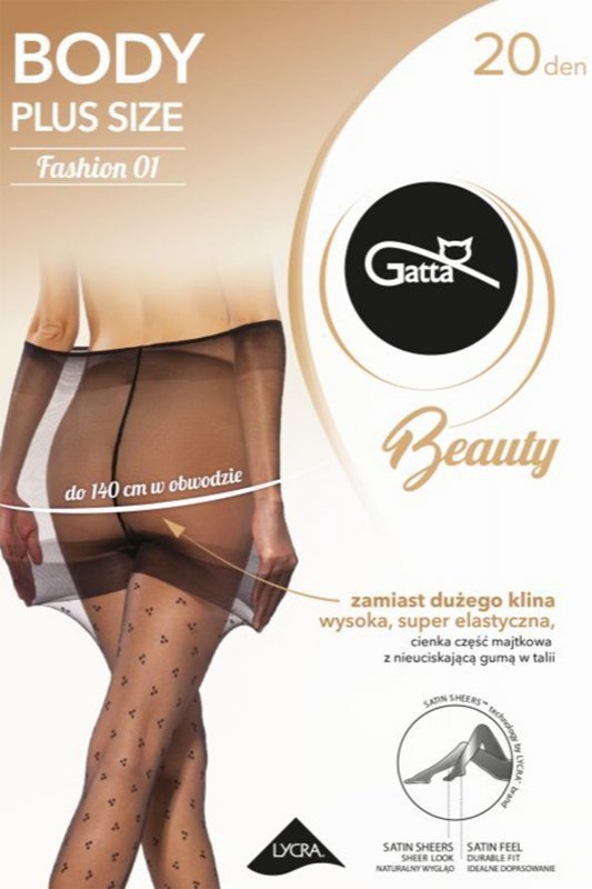 Gatta Body Plus Size 01 bielizna wyrób pończoszniczy rajstopy