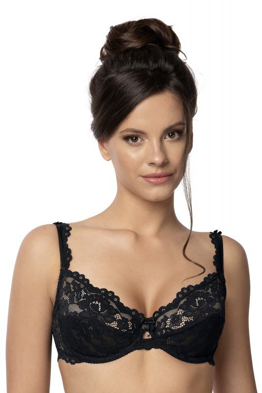 Róża Newia bielizna biustonosz miękki