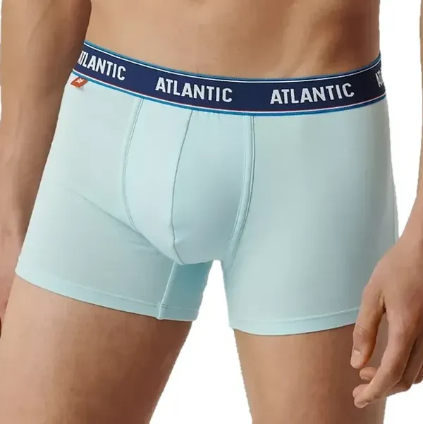 Atlantic Bokserki 214 3-pak nieb/nieb/szary melanż