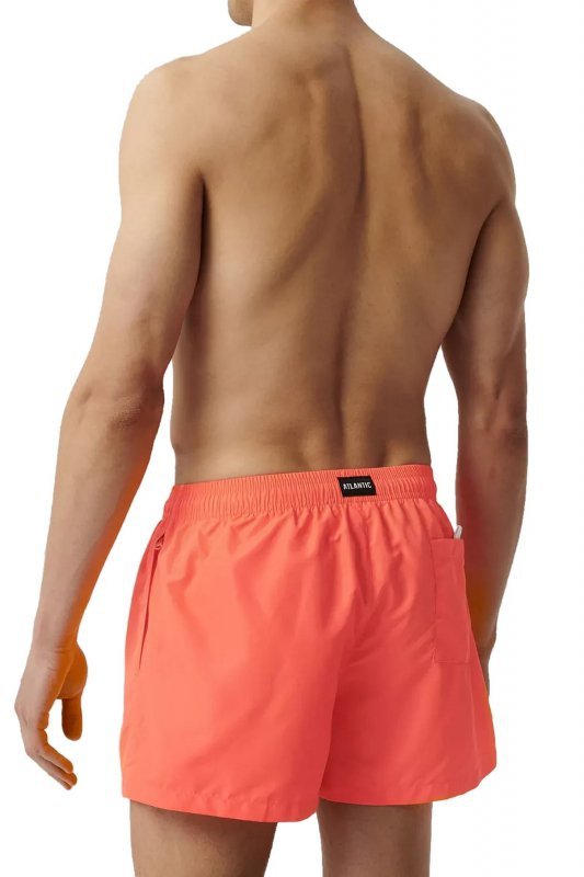 Atlantic Kąpielówki 222 koralowy neon