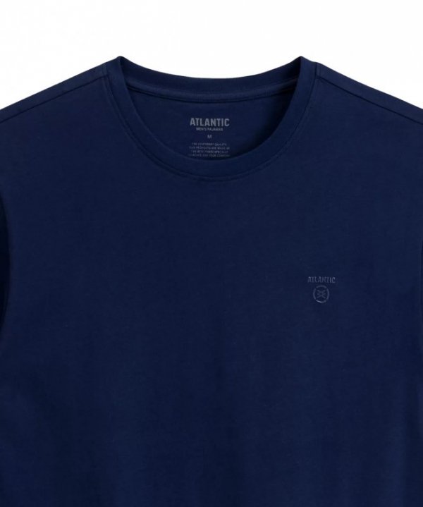 Atlantic Piżama męska NMP 388 niebiesko-granatowa