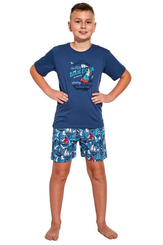 Cornette Piżama young Blue dock 790/96 jeans