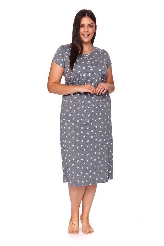 Doctornap Koszula nocna TM 4119 ciemnoszara