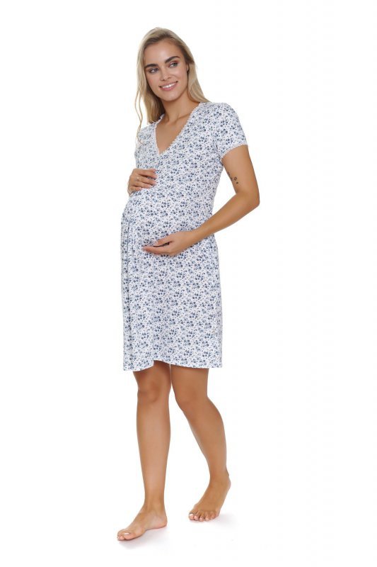 Doctornap Koszula nocna TCB 5335 navy bloom