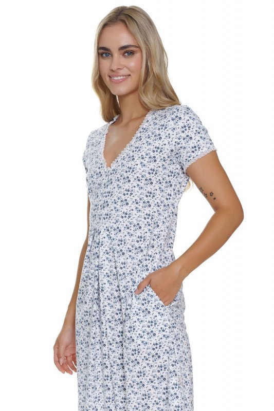 Doctornap Koszula nocna TCB 5335 navy bloom