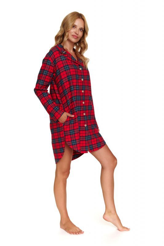 Doctornap Koszula nocna TM 7126 red check