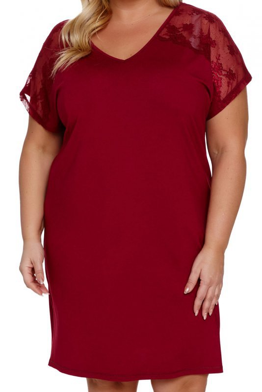 Doctornap Koszula nocna TB 7260 burgundy red