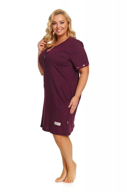 Doctornap Koszula nocna TB 7472 burgundy plus