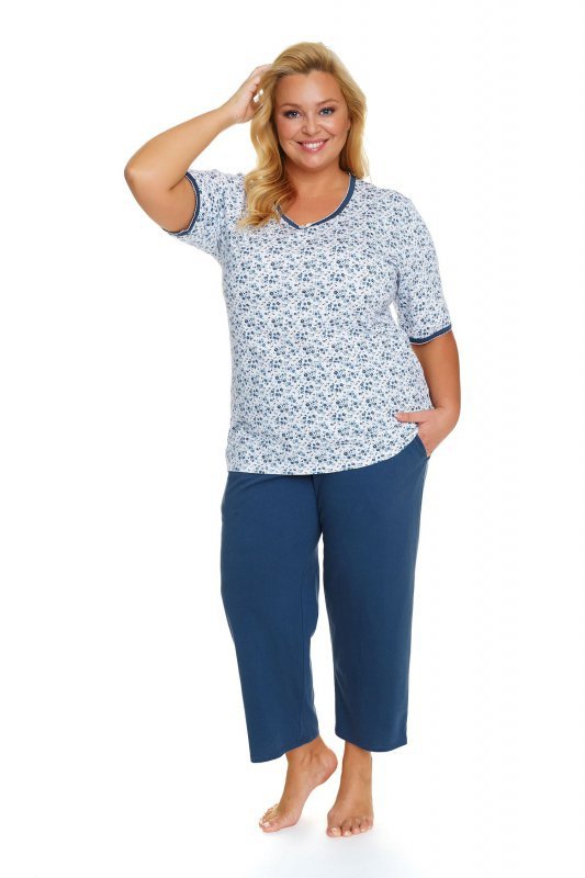 Doctornap Piżama damska PB 5290 navy bloom
