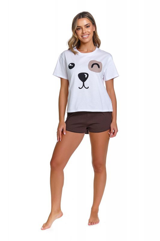 Doctornap Piżama damska PM 7409 brownie