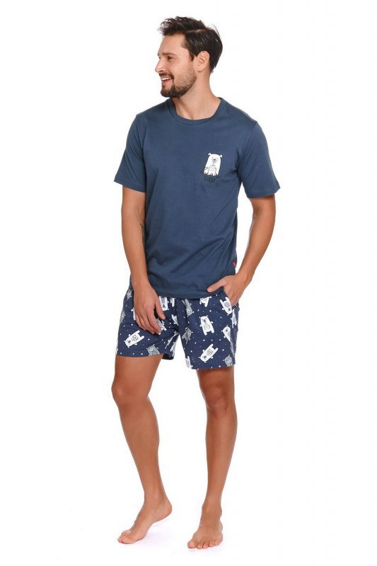 Doctornap Piżama męska PMB 4222 deep blue