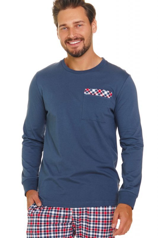 Doctornap Piżama męska PMB 7147 deep blue