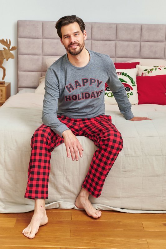 Doctornap Piżama męska PMB 7344 dark grey