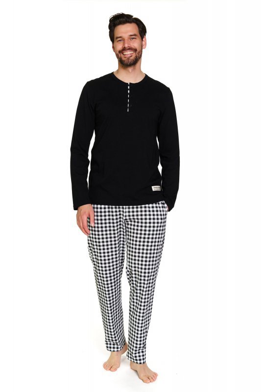 Doctornap Piżama męska PMB 7369 czarna