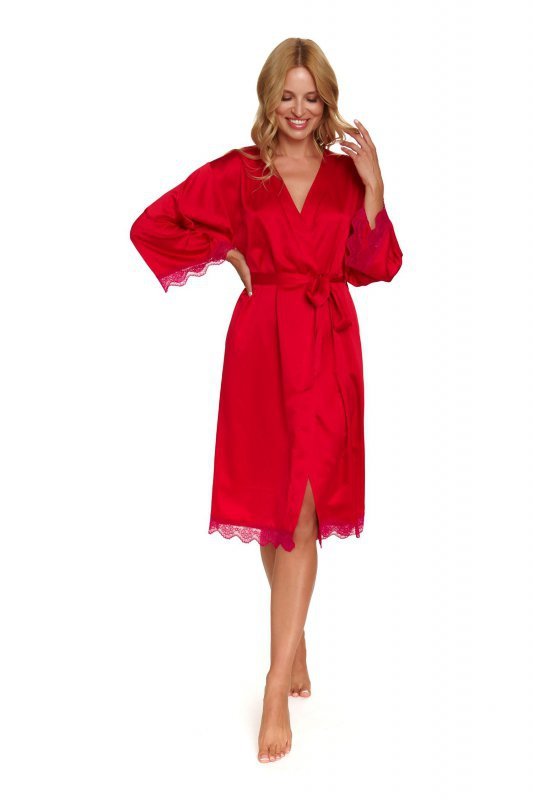 Doctornap Szlafrok damski SWW 7173 scarlet