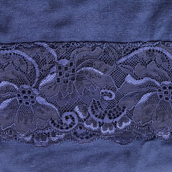 Ewana Koszula nocna Rose granatowa