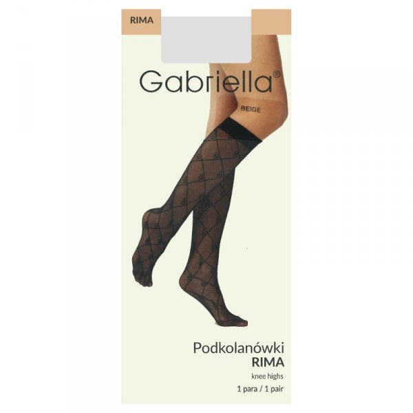 Gabriella Podkolanówki Rima 1246 czarne