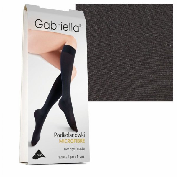 Gabriella Podkolanówki microfibra 60 den 501 chocco