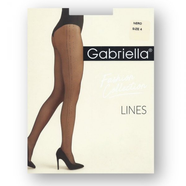 Gabriella Rajstopy Lines 490 nero