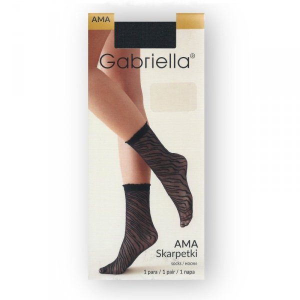 Gabriella Skarpetki Ama 567 czarne