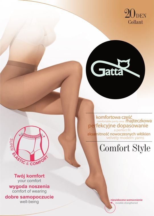 Gatta Rajstopy Comfort style 20 den nero