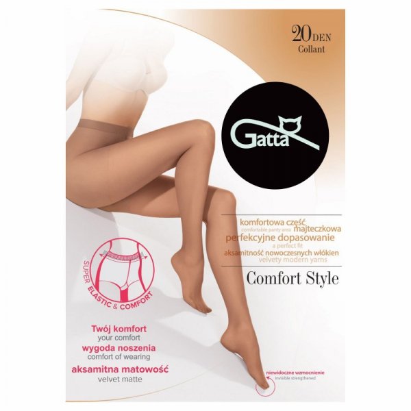 Gatta Rajstopy Comfort style 20 den nero