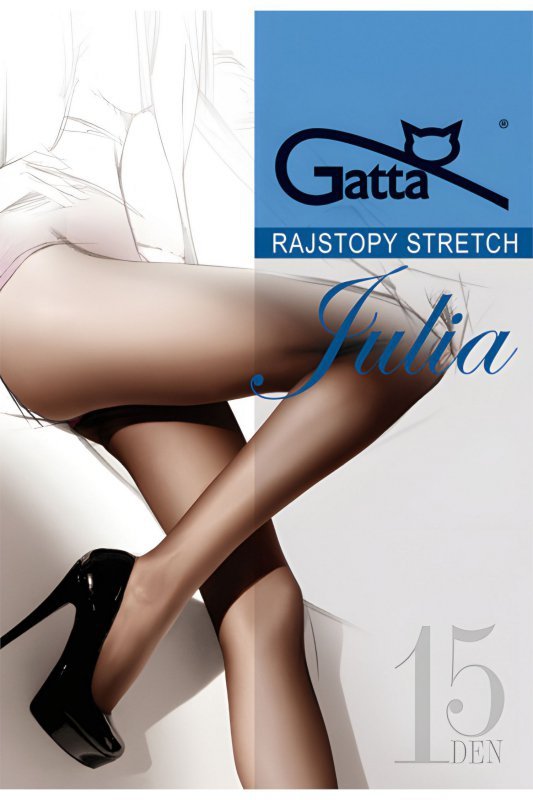 Gatta Rajstopy Julia grafitowe plus