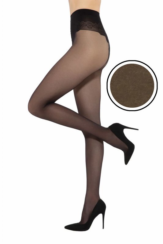 Gatta Rajstopy Monica microfibre 20den moka