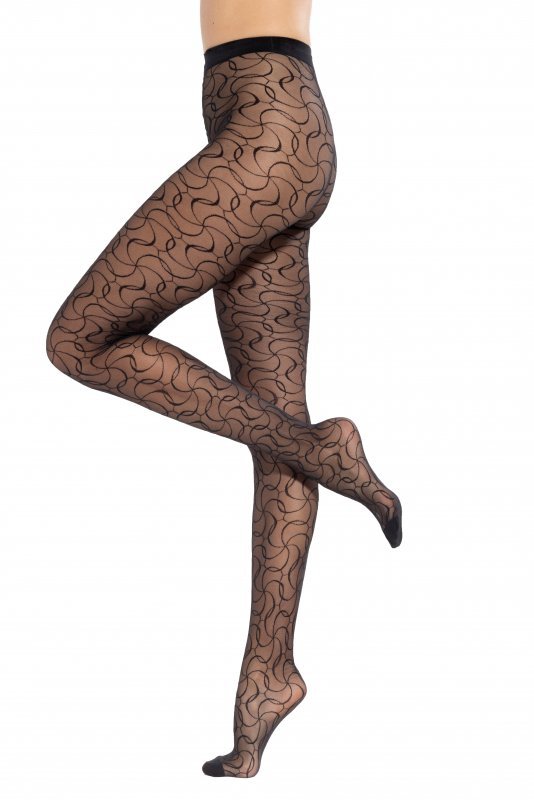 Gatta Rajstopy Mosaica 04 czarne plus