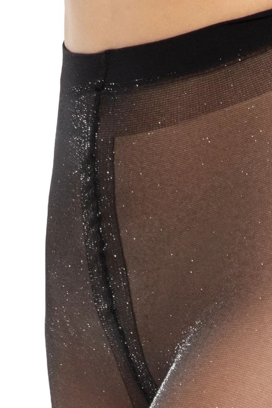 Gatta Rajstopy Nais lurex nero/gold