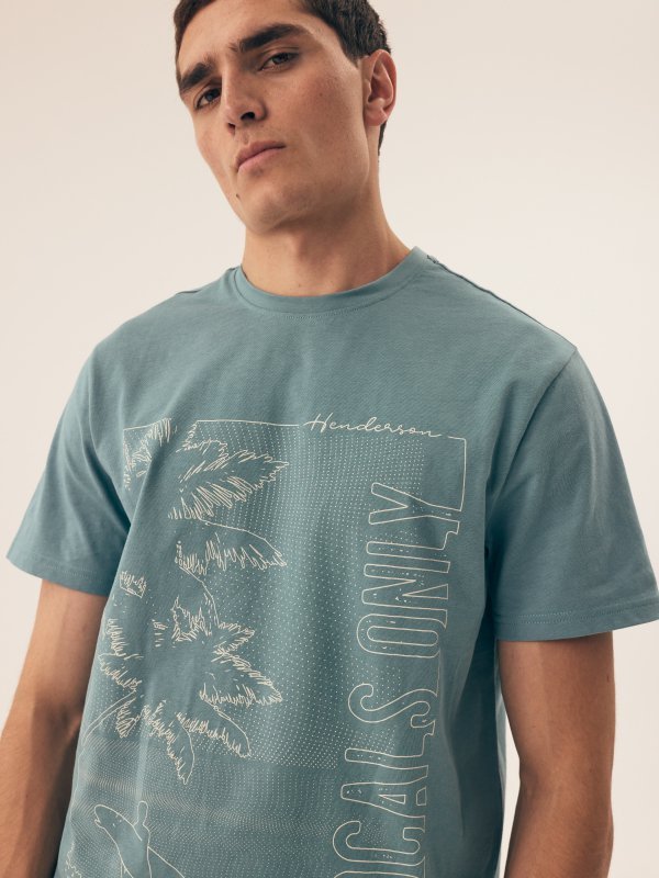 Esotiq-Henderson Piżama męska Surf 42598 zielona