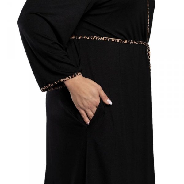 Italian Fashion Szlafrok Eila czarny