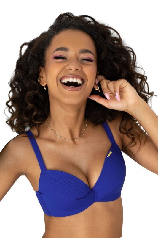 Kris line Biustonosz kąpielowy Madera brassiere cobalt