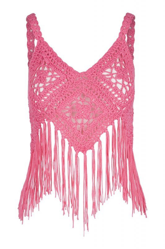 LingaDore Top plażowy 7223 hot pink