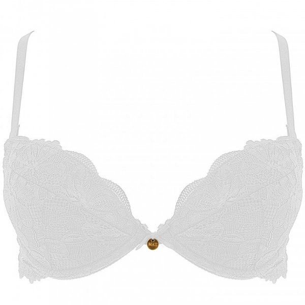 Mat Biustonosz NELL push up 0196/1 biały