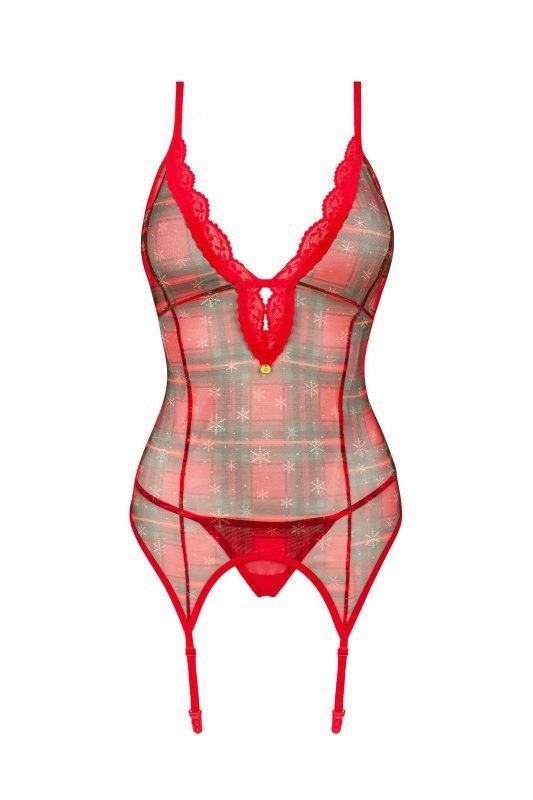 Obsessive Gorset i stringi Jollymore multicoloured