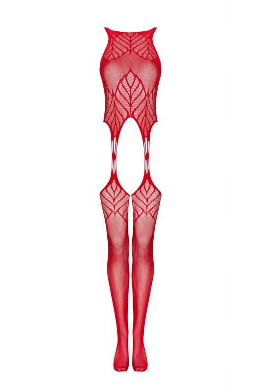 Obsessive Bodystocking N122 czerwone