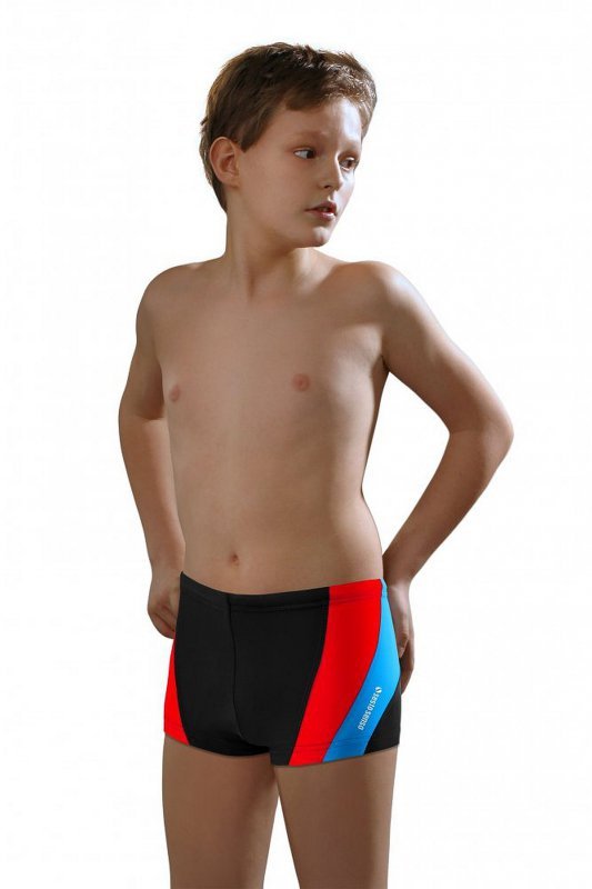Sesto Senso Bokserki kąpielowe chłopięce 631 czarne