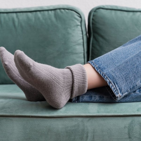 Steven Skarpety wełniane alpaka 044 szare