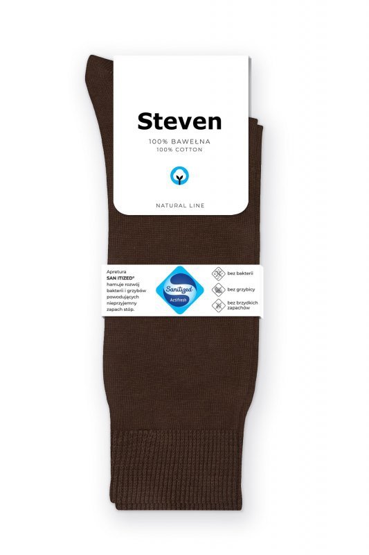 Steven Skarpety 100% bawełna 055 brązowe