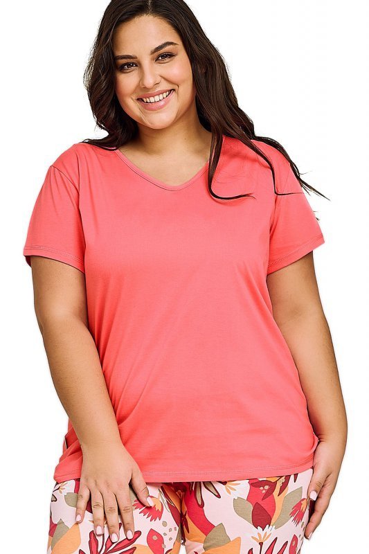 Taro Piżama Tessa 3153 01 koralowa