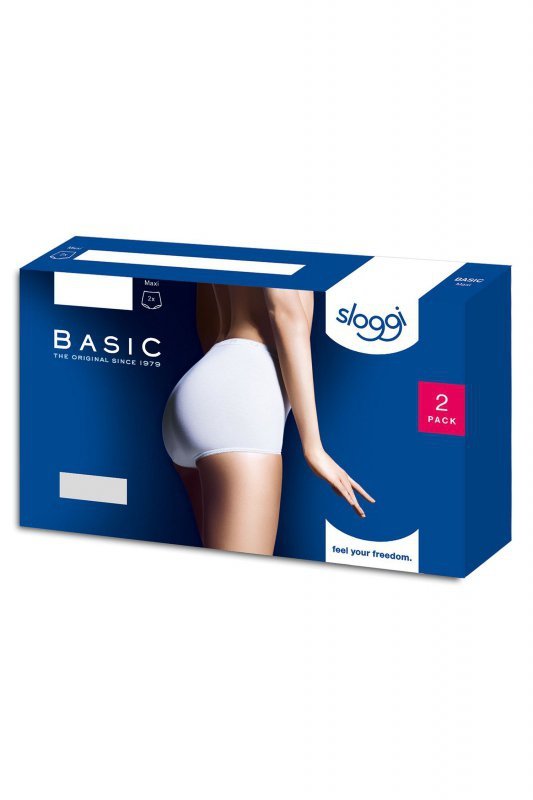 Sloggi Figi Basic Maxi 2-pak białe