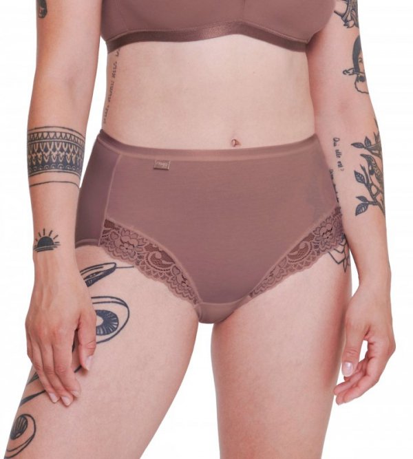 Sloggi Figi Romance maxi brązowe