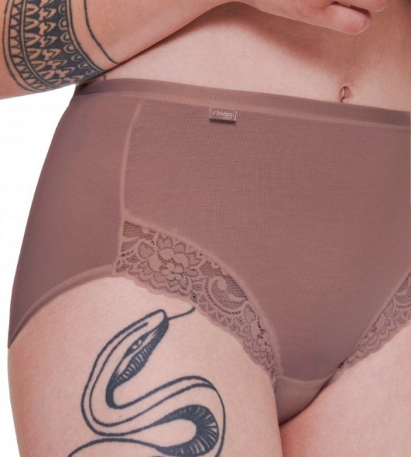 Sloggi Figi Romance maxi brązowe